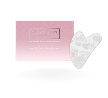 Load image into Gallery viewer, White Quartz Gua Sha Sculpting Stone